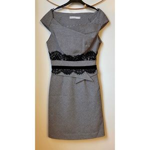 Karen Millen Tailored Wool Dress size US 2
